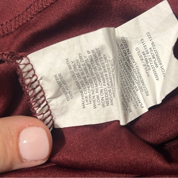 Izod Maroon Polo Shirt Classic Style - Picture 8 of 8